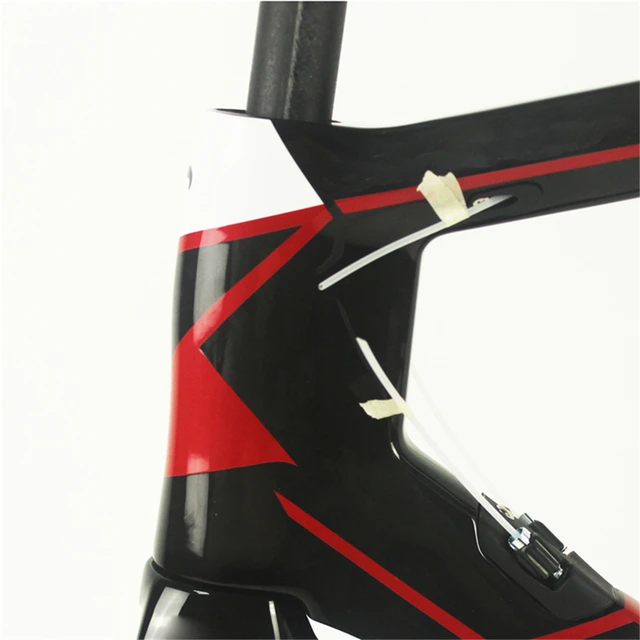 Best price at $550 Cheap 2016 Hot sale red-black carbon road bike frame aero racing ud carbon road bicycle frame set