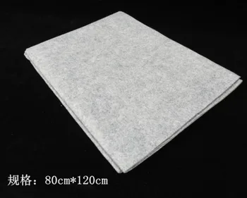 

80*120 cm Grey Thickened Calligraphic felt Pad Painting and Calligraphy Study Four Treasures Writing Brush Characters