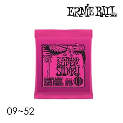 Оригинальный Ernie Ball 2623 7-String Супер Slinky Никель раны комплект. 009-. 052 [7-string Электрогитары выделенный]