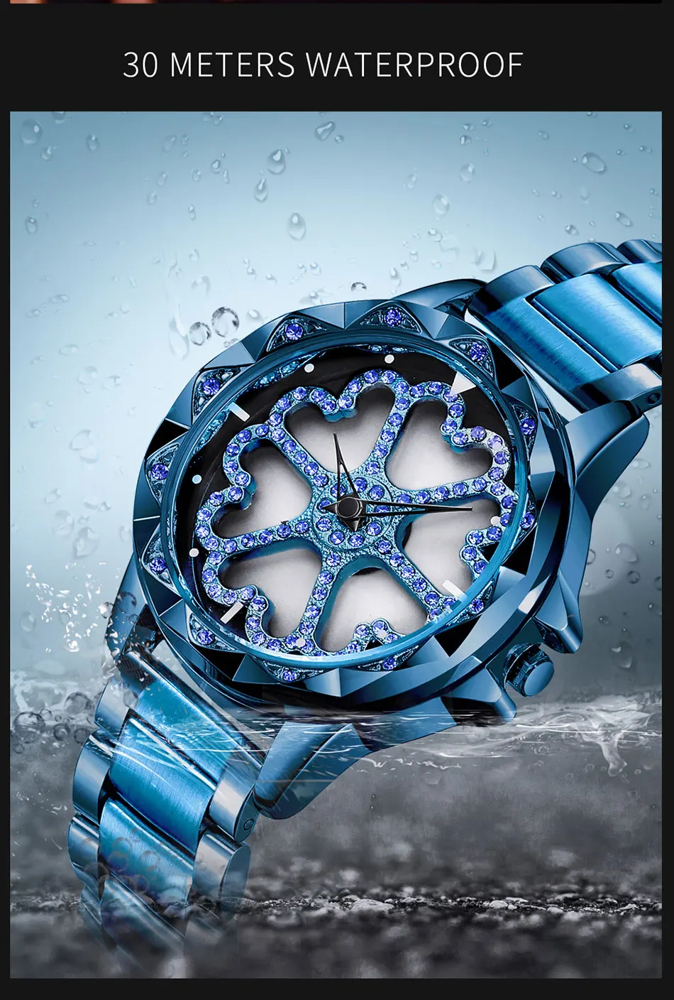 Сандалии повернуть циферблат часы для женщин топ роскошный кристалл дамы часы 30 м водостойкий Япония 2035 движение платье часы relogio feminino