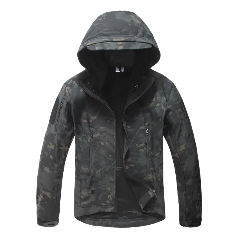 Для мужчин TAD V4.0 скрытень на открытом воздухе Военная Акула кожа софтшелл водонепроницаемый ветрозащитный походная охотничья куртка пальто спортивная армейская одежда