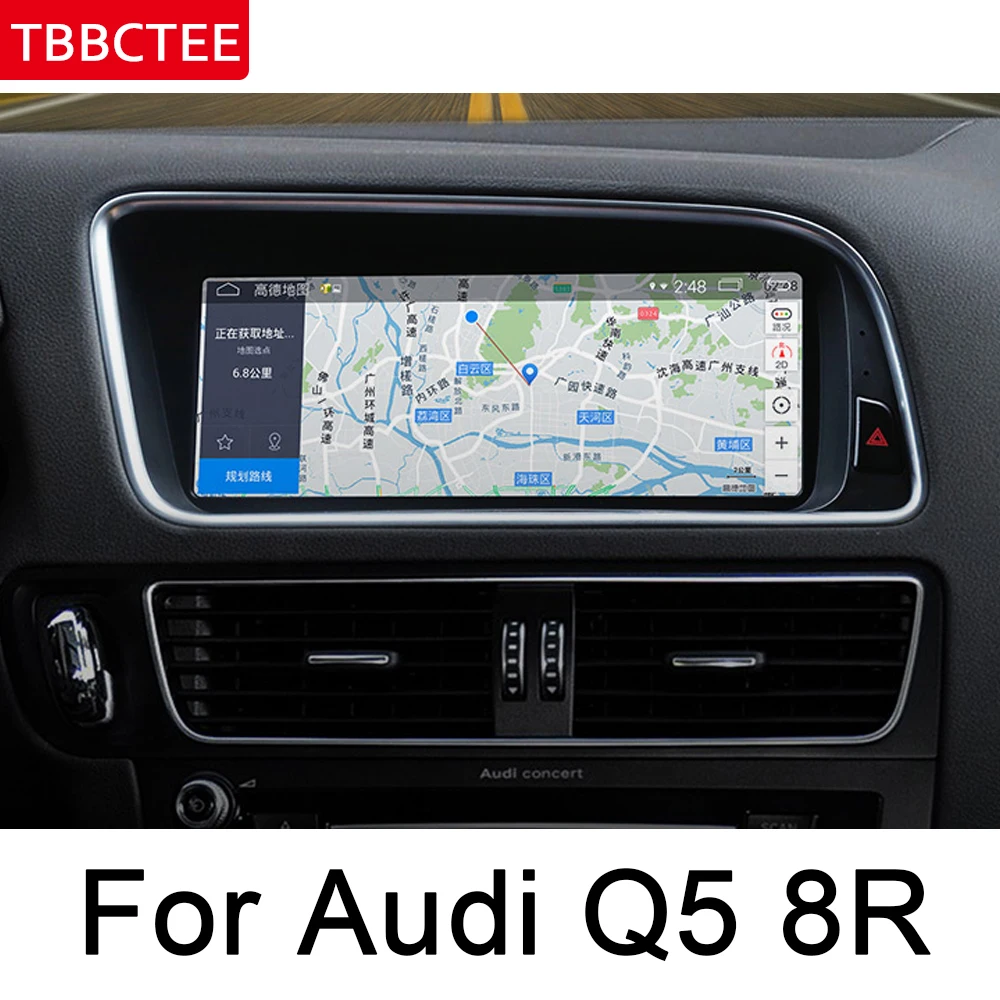 Android система стерео для Audi Q5 8R 2008~ Blue Ray ips экран gps Navi wifi Carpaly SWC BT ips экран HD карта Авторадио