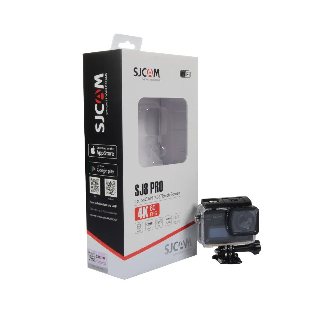 SJCAM SJ8 Pro& SJ8 Plus& SJ8 Air WiFi Пульт дистанционного управления шлем Спортивная Экшн-камера полный набор аксессуаров большая коробка- SJCAM