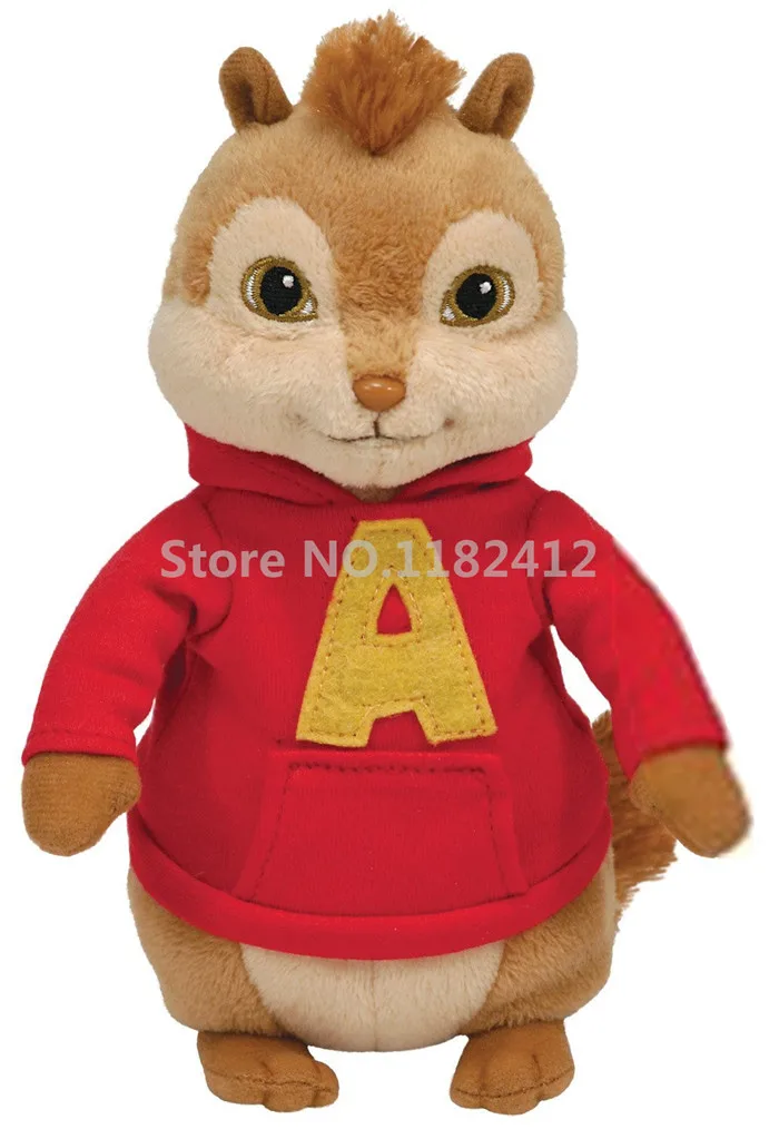 

Alvin and the Chipmunks Mini Alvin Plush Toy Cute Soft Stuffed Animals 16cm Kids Toys for Children Gifts