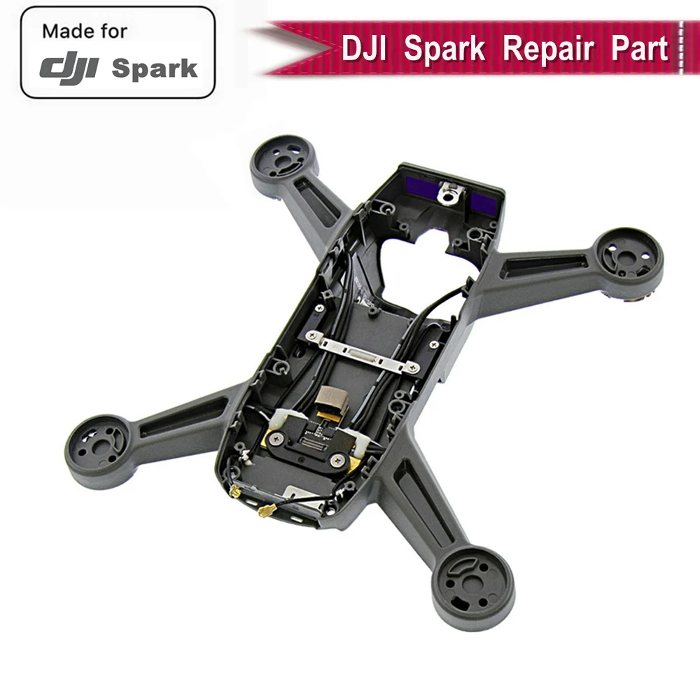 100% натуральная средняя рамка Корпус для DJI Spark крышка корпус оболочка запасная