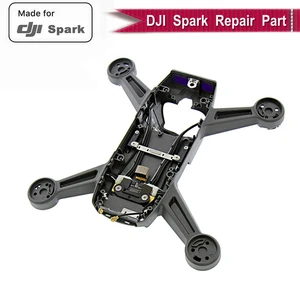 100% подлинный корпус средней рамы для DJI Spark чехол Корпус Запасные части DJI Spark RC Дрон средняя рамка оригинальные аксессуары - изображение