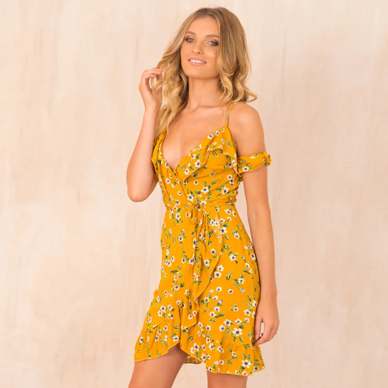 Yellow Short Dress