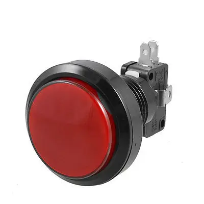 

Arcade Game 36mm Red Illuminated Momentary Push Button SPDT Micro Switch