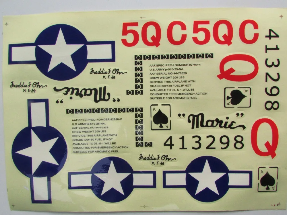 Unique Remote Control Aircraft UMM 011 Sticker Decal