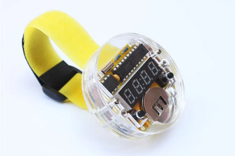 Электронные часы светодиодные трубки 4 бита микроконтроллер MCU бесплатная