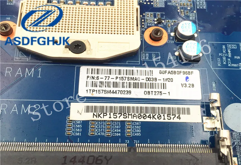 Материнская плата для ноутбука Hasee Raytheon CLEVO P157SM материнская 6 77 p157sma0 d03b 1 71 P15S0 DA3B 100%