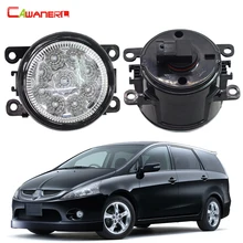 Cawanerl 2 X Auto LED Daytime Running Light Fog Light DRL 12V DC Car Styling For Mitsubishi Grandis NA_W MPV 2004-2011