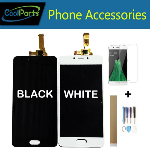 

1PC/Lot High Quality 5.0'' For Meizu M5C M710H Meizu A5 LCD Display+Touch Screen Digitizer Assembly Black White Color With Kits