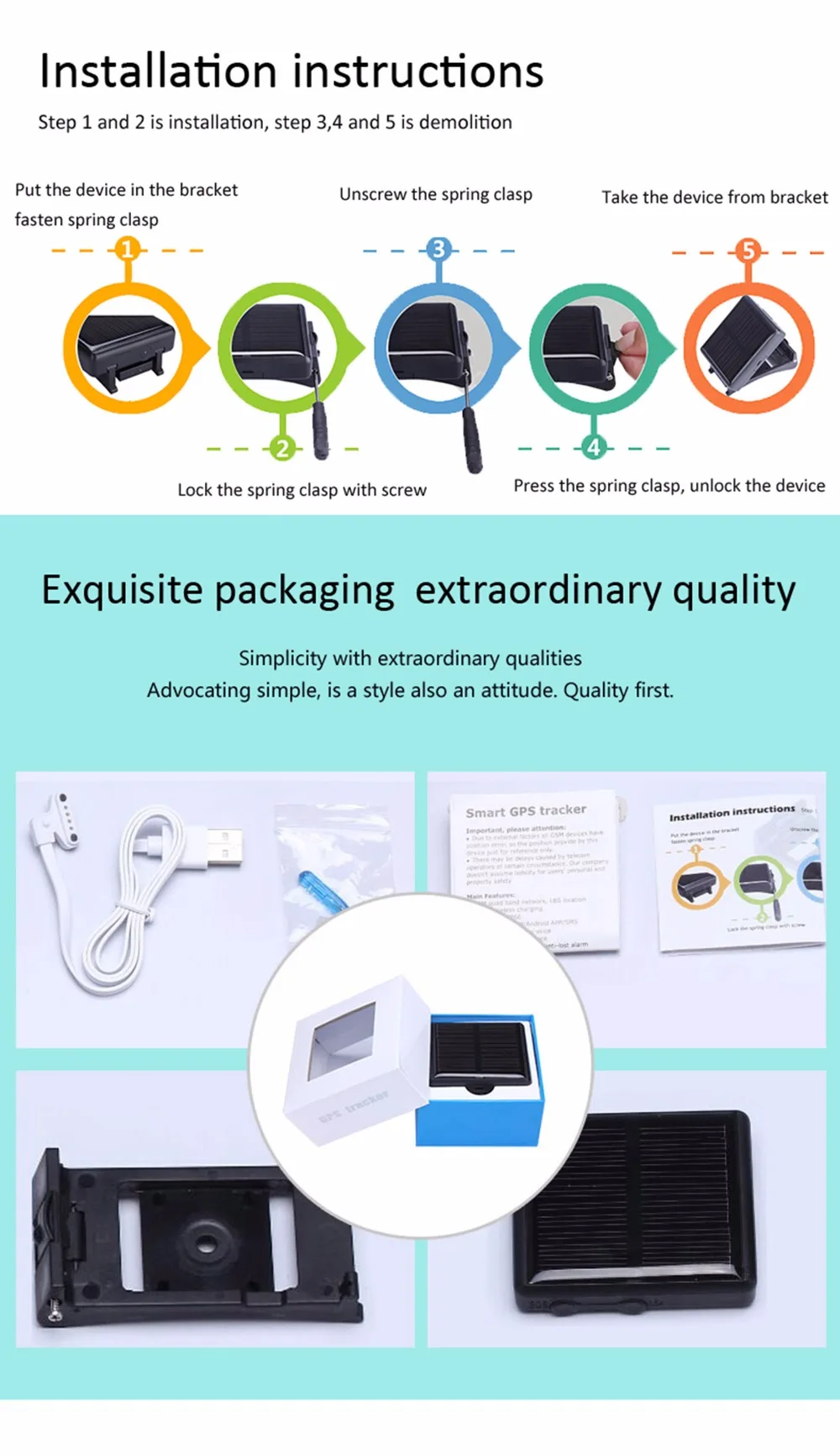 High Quality anti-lost tracker