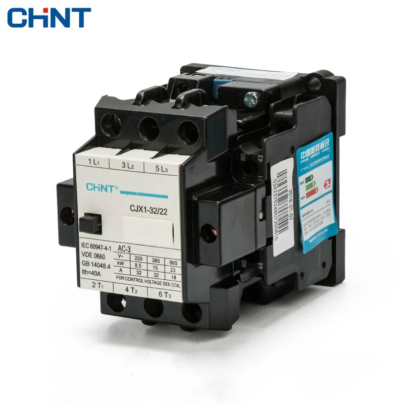 CHINT Communication CJX1-32/22 3TB44 AC Contactors Power Electric 380v 220v 110v 36v 24v Motor Coil