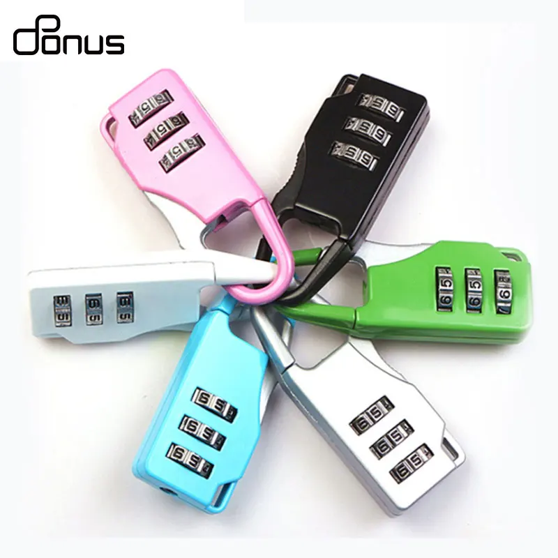 

General combination lock box bag accessories lock closet padlock multi-color notebook computer lock
