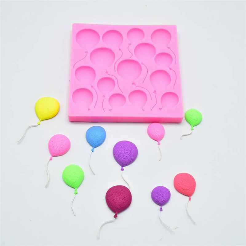 2018 New Silicone Balloons Fondant Cake Sugarcraft Chocolate Decorating Mold Baking Tool Easy operation Lightweigh Hot C0404#30 05