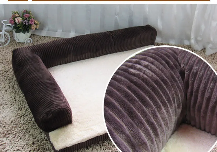 Ортопедический диван для домашних животных, кровать-собака, кошка или щенок пены памяти матрас удобный диван коврик для домашних животных со съемным моющимся чехлом