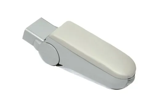 Center Console Bracciolo In Pelle Grigio Per Il Golf Mk4 Jetta/Bora Mk4 New Beetle