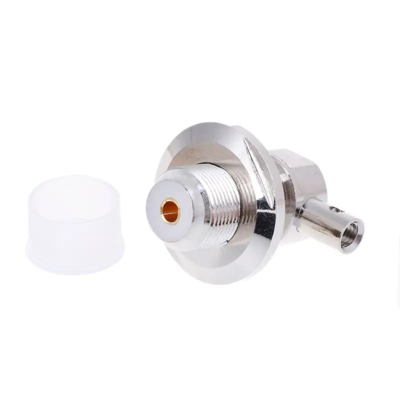 

SO239 UHF Female Right Angle RF Connector For RG58 RG142 LMR195 Coaxial Cable OCT31