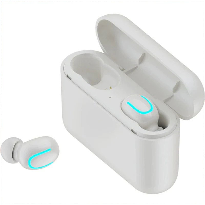 

HATOSTEPED TWS Wireless Earphones True Sport Wireless Bluetooth In-ear Earbuds Bluetooth 5.0 For Mobile Phone HiFi Headset