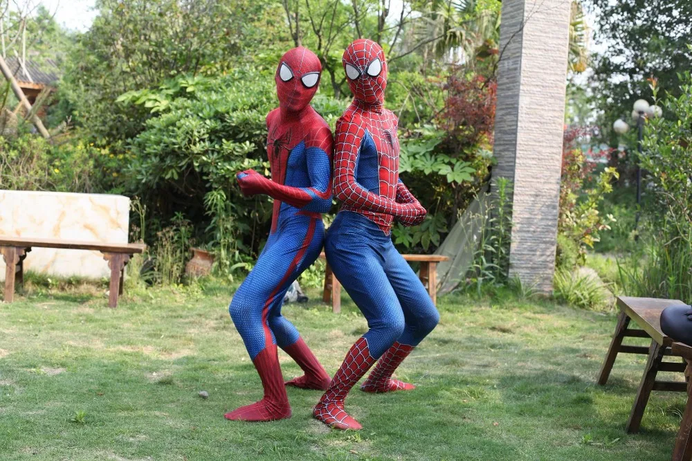 The Amazing Spider-Man Peter Benjamin Parker Spiderman Cosplay Costume Zentai Superhero Bodysuit Suit Jumpsuits (11)