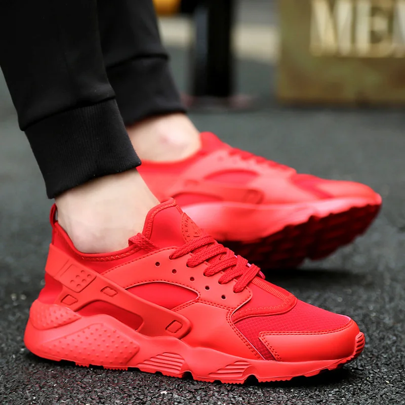 

Running Shoes for Man 2018 Braned Black White Sports Shoes Men Sneakers Zapatos Corrientes Verano Red Chaussure Homme De Marque