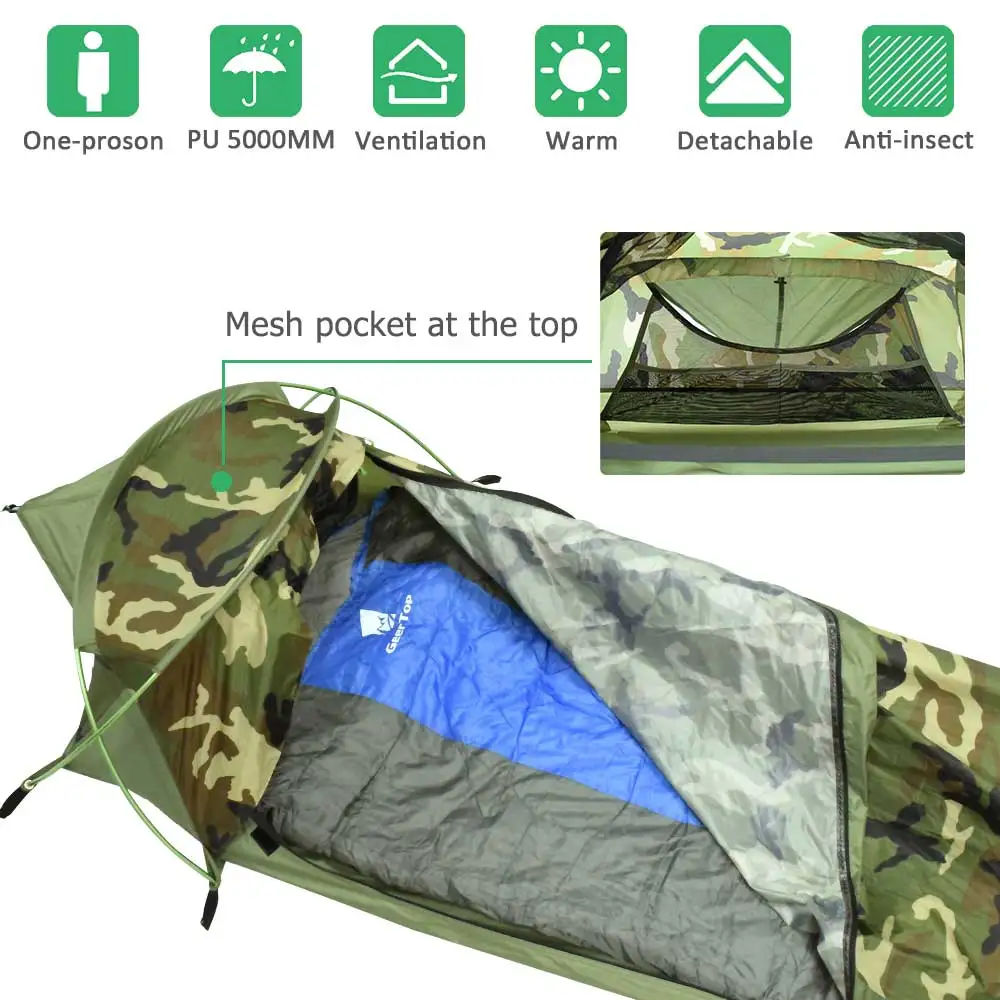 GeerTop Bivy Ultralight One Person 