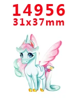 14956 30 шт мультфильм персонаж плоское украшение из смолы PR 14859 - Цвет: 14956