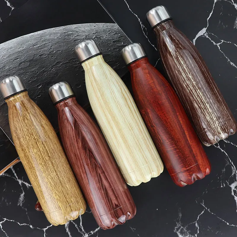 

Creative Water Bottle Vacuum Cup Stainless Steel Insulated Thermos Sport Travel Portable Thermos Bottle 500ml Drink Bottle