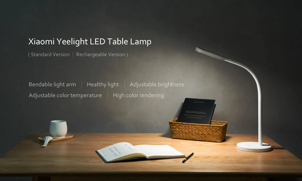 Yeelight YLTD01YL/YLTD02YL светодиодный светильник Настольная лампа умная Складная сенсорная регулировка яркости для чтения умный пульт дистанционного управления