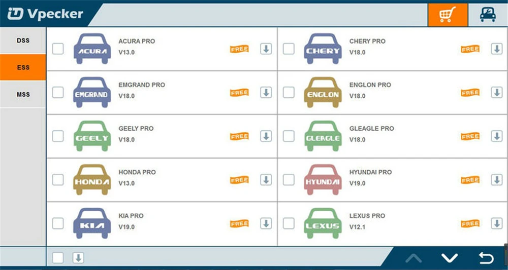 OBD2 VPECKER E1 автоматический сканер+ планшет OBD2 WiFi полная система Easydiag Автомобильный сканер диагностический инструмент