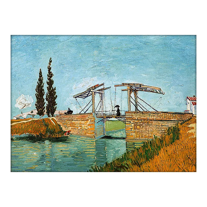 

Van Gogh The Langlois Bridge diy painting by numbers art paint impressionist adult hand drawing pictures on canvas posters set