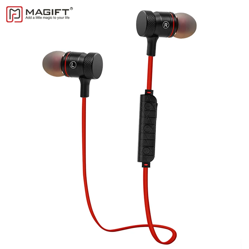 Magift9 Wireless Bluetooth 4.1 Magnet Earphones In-ear Stereo Music Earphone with Micphone for Smartphones | Электроника