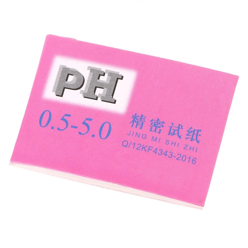 

80 Strips pH Alkaline Short-range 0.5-5.0 Indicator Litmus Paper pH Test Strips #Sep.07