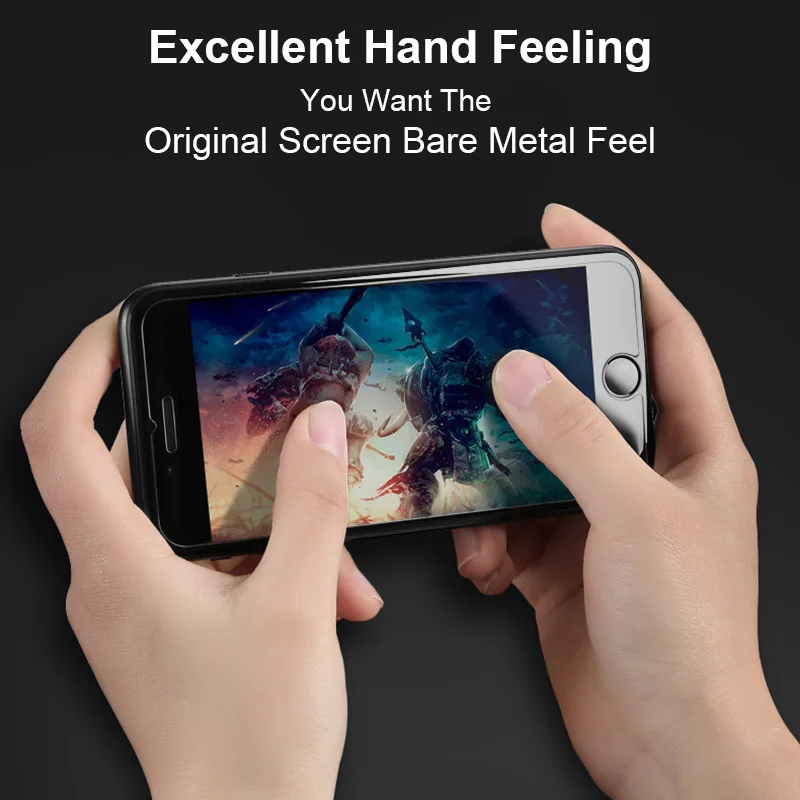 9H 2.5D Tempered Glass For Apple iPhone 4 4S 5 5S 5C SE Glass For Screen Protector For iPhoen X 6S 6 7 8 Plus Protective Film    (6)