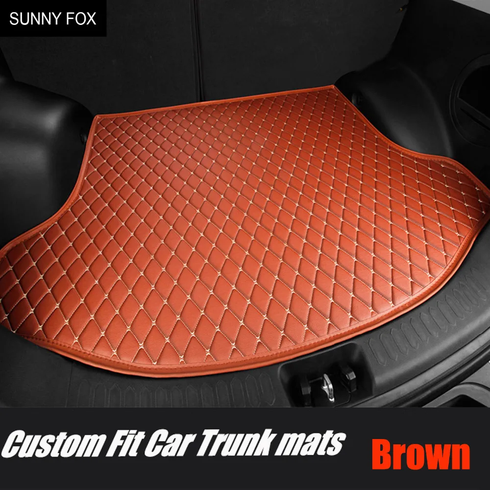 

Custom fit Car trunk mats cargo Liner for Audi A5 sportback S5 6D heavy duty all weather car-styling leather carpet floor liners