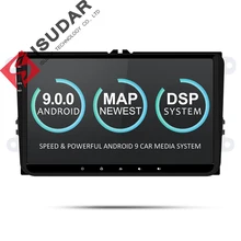 Isudar 2 Din Auto Radio Android 9 Per VW/Golf/POLO/Passat/Skoda/Fabia/ octavia/Seat/Leon Auto Multimedia Video Player GPS USB DVR