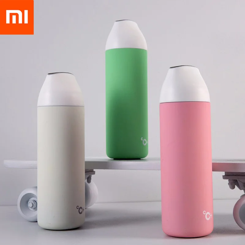 Xiaomi CC + умная Вакуумная чашка для путешествий Kiss Fish вакуумная колба термосы OLED