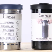 Американский способ кофе давления в США, фильтр для кофе, Вакуумная чашка, кофейная кружка с ручным использованием давления