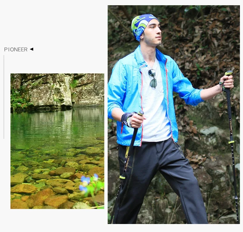 Caminhada para Fora 100% de Fibra Carbono Pólos Travamento Trekking Ultraleve Caminhadas Bengala Caminhada Varas 1 Par 6 Esporte e Lazer