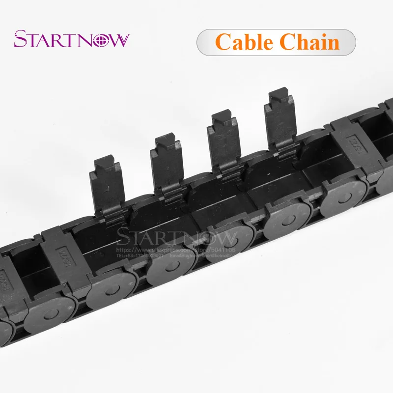 Кабельная цепь полузакрытый 15x40 20 30 50 мм проволока Трансмиссия несущая пластиковая тяга для 3d принтера гравировальный станок с ЧПУ