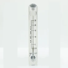 2,5-25 м3/ч 1/" с британской конической трубной наружной резьбой панель ПММА тип газа Поплавковый расходомер воздуха ротаметр расходомер без клапана управления