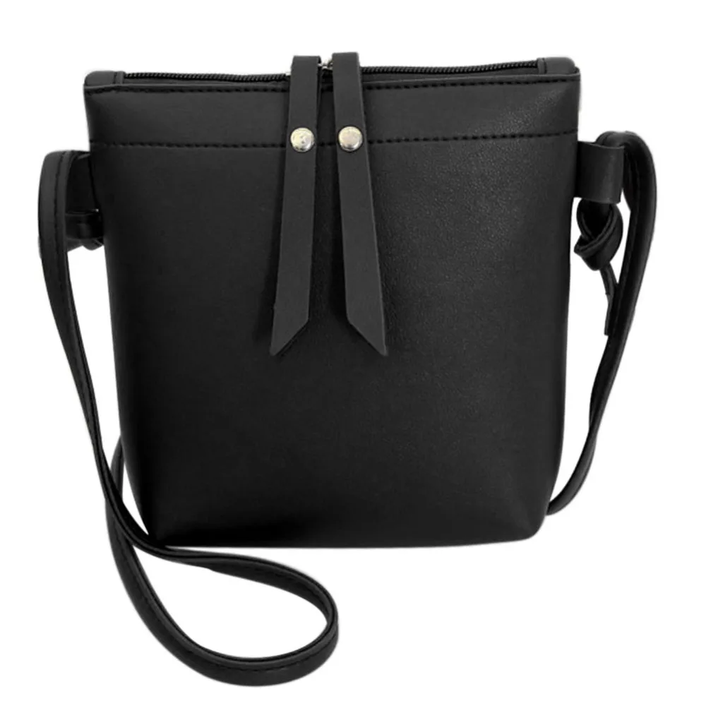 

PU Leather Women Small Handbag Fashion Designer Messenger Bags Pure Casual Zipper Crossbody Bags Female Mini Shoulder Handbags