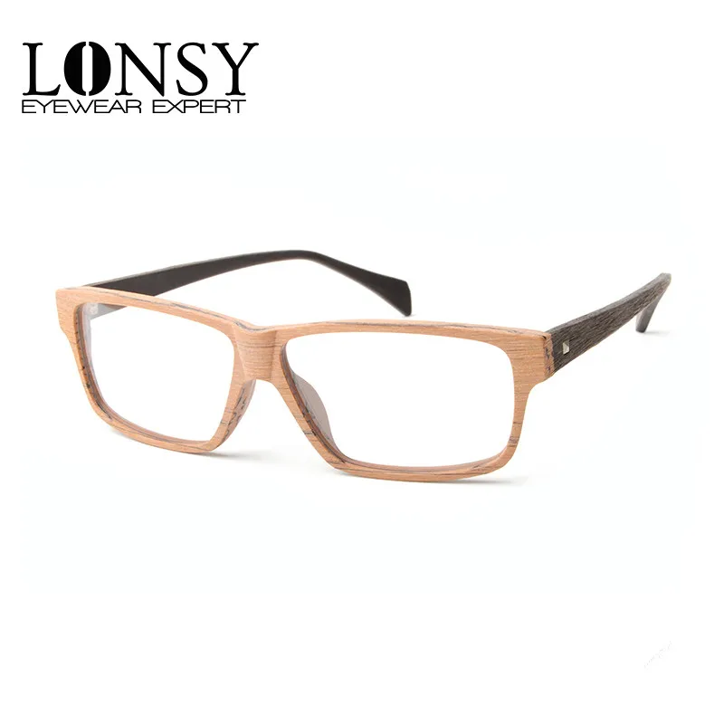 2015 new style optical glasses, unisex wood-like optical glasses TA251005