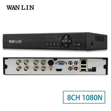 Вэньлинь 5in1 8CH CCTV 1080N xvr DVR NVR Hybrid цифрового видео Регистраторы P2P облако Поддержка 1080 P CVBS TVI CVI ip-камера AHD камера Onvif