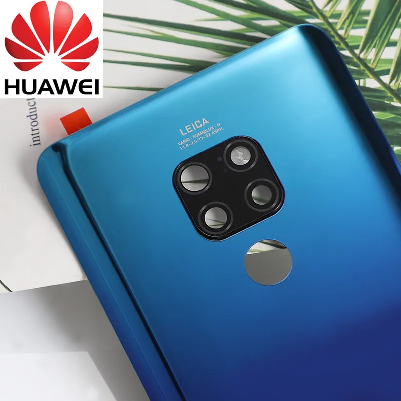 Официальный корпус батареи крышка для huawei mate 20 Pro Чехол из закаленного стекла задняя запасная часть для huawei mate 20 Pro