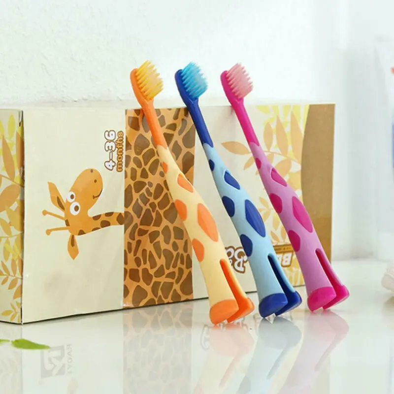 

Soft Cute Cartoon Animal Children Toothbrush Kids Teeth Toothbrush Oral Care Training Dental Care Toothbrushes 2-5 Years