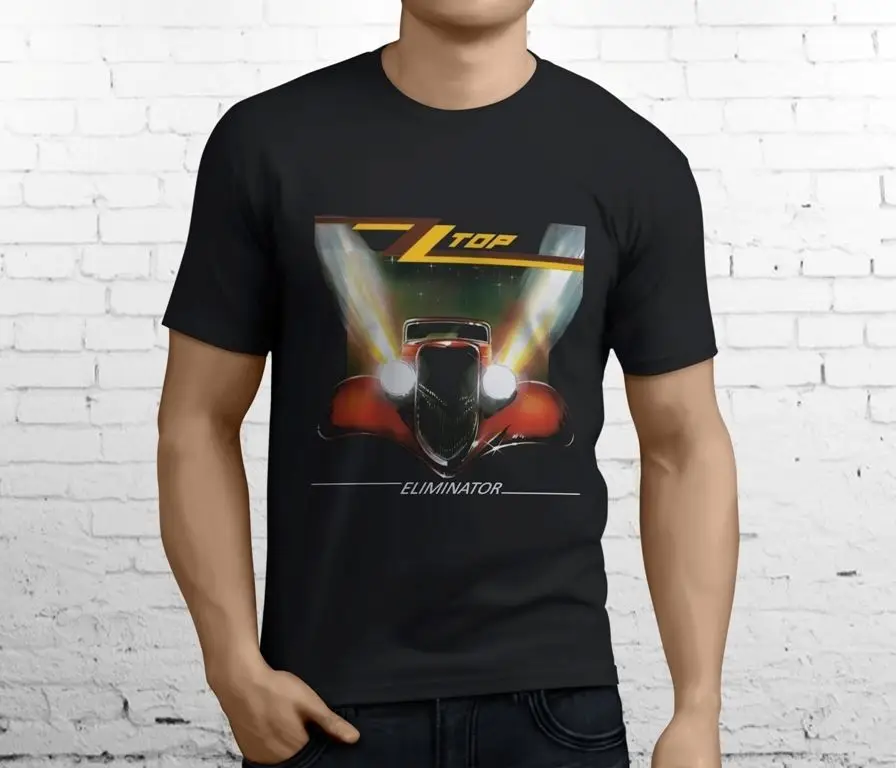 Новый ZZ Top eliminator классический ретро-рок-группа Для мужчин черный футболка Размеры