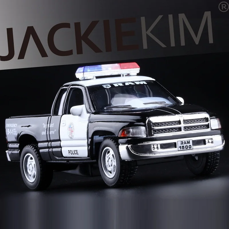 

High Simulation Exquisite Diecasts&Toy Vehicles: KiNSMART Car Styling Dodge RAM Police CCar 1:44 Alloy Diecast Model Toy Car